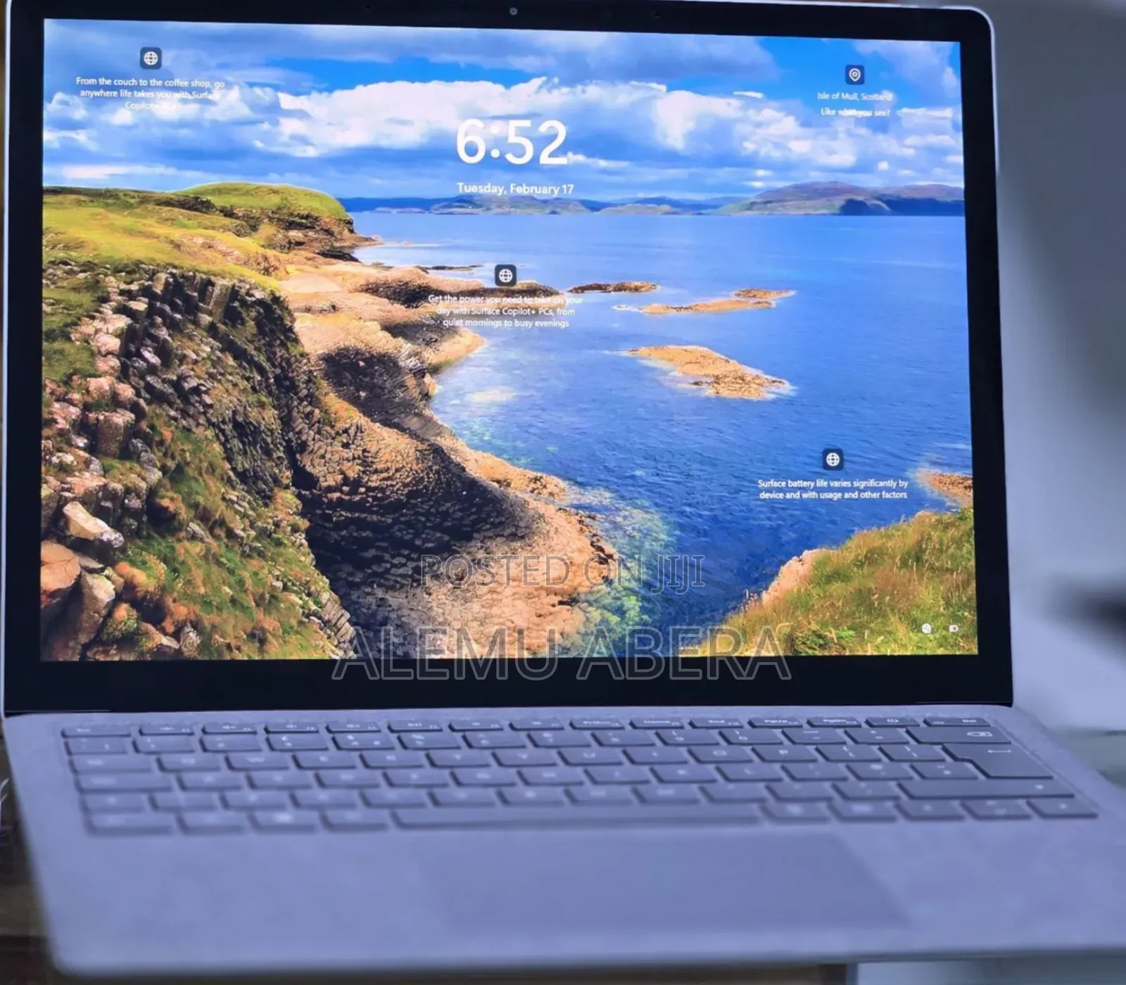 New Laptop Microsoft Surface 16GB Intel Core I7 SSD 256GB