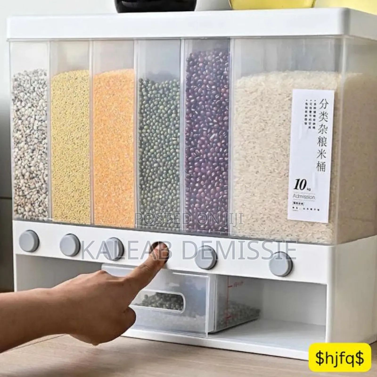 Multiple Dispenser For Cereals Grains And Pulse