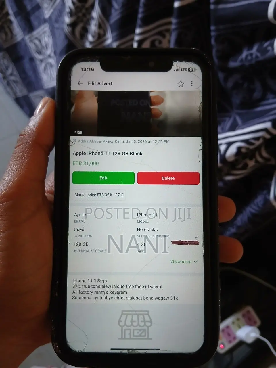 Apple iPhone 11 128 GB Black