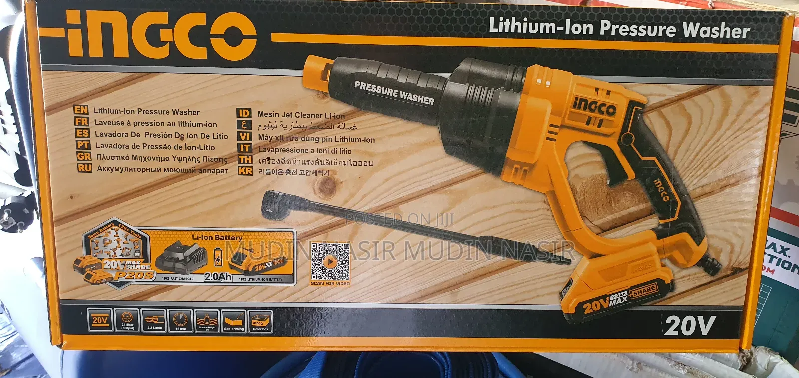 Lithium -Lon Pressure Washer