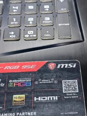 New Laptop MSI GF63 16GB Intel Core I7 SSD 512GB