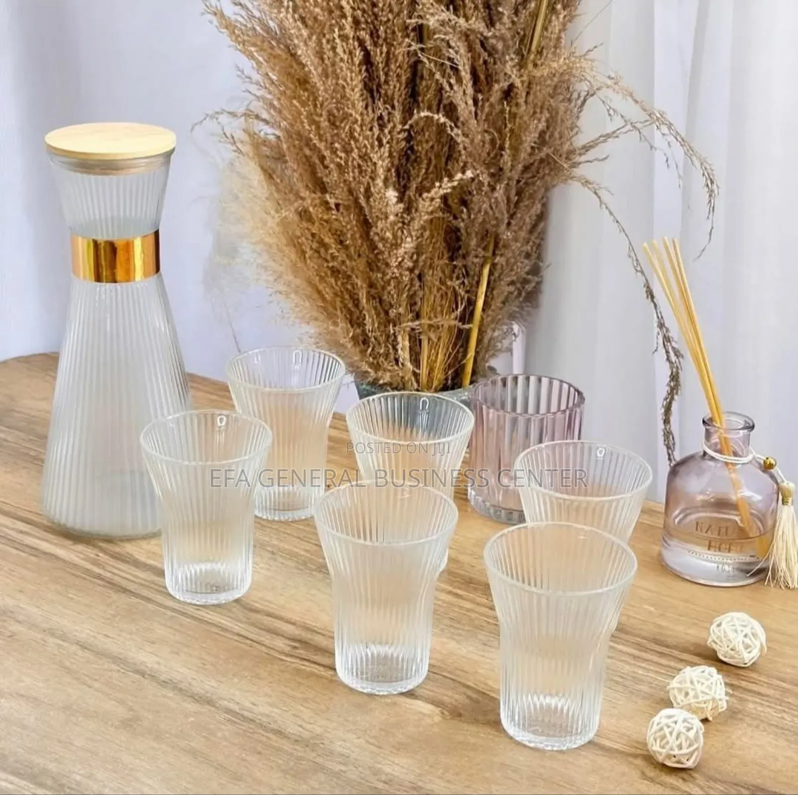 7pc Glass Kettle Set