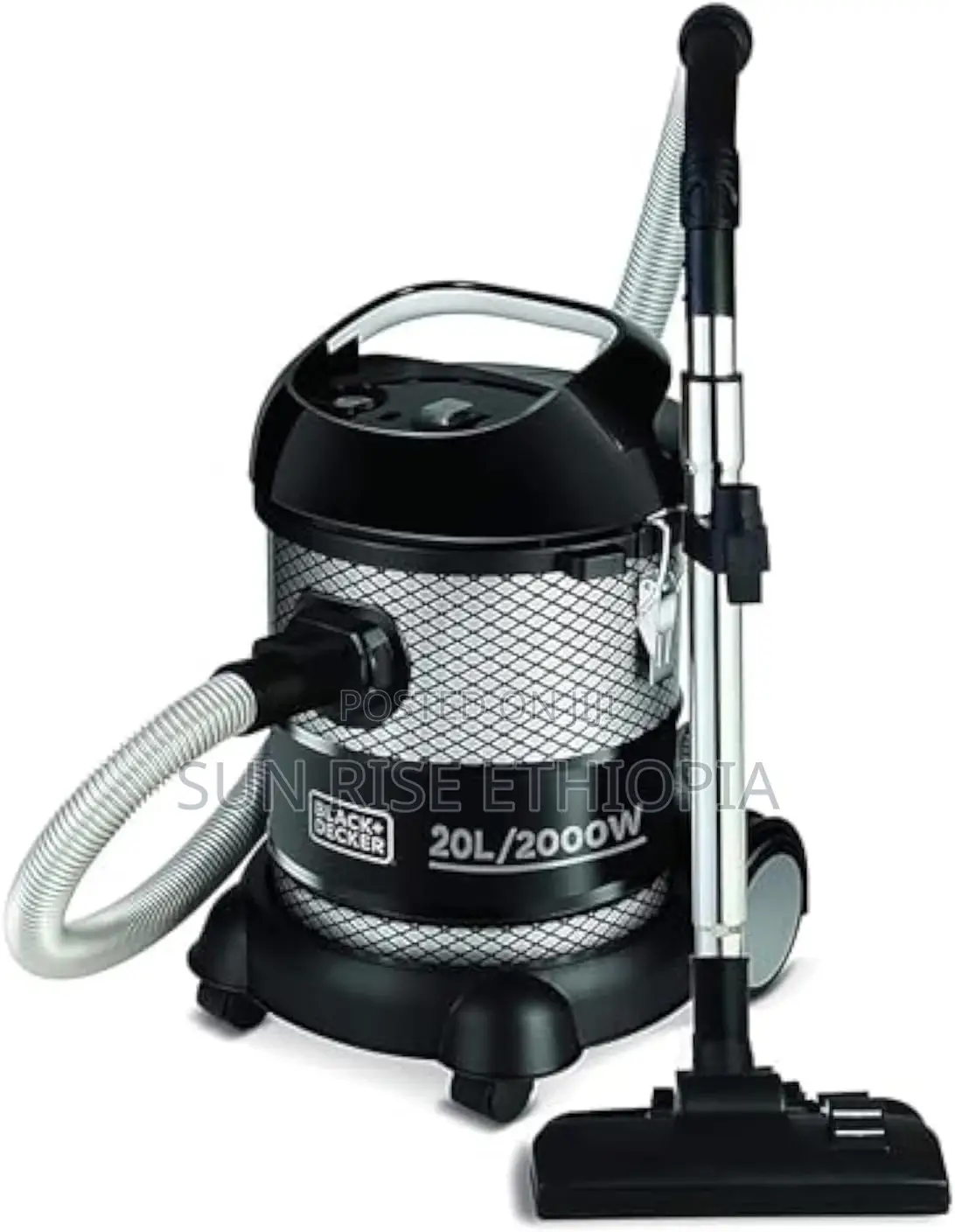 Black Decker 20liter 2000w Barrel /Drum /Dry Vacuum Cleaner