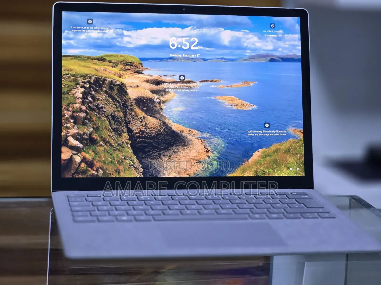 New Laptop Microsoft Surface 16GB Intel Core I7 SSD 256GB