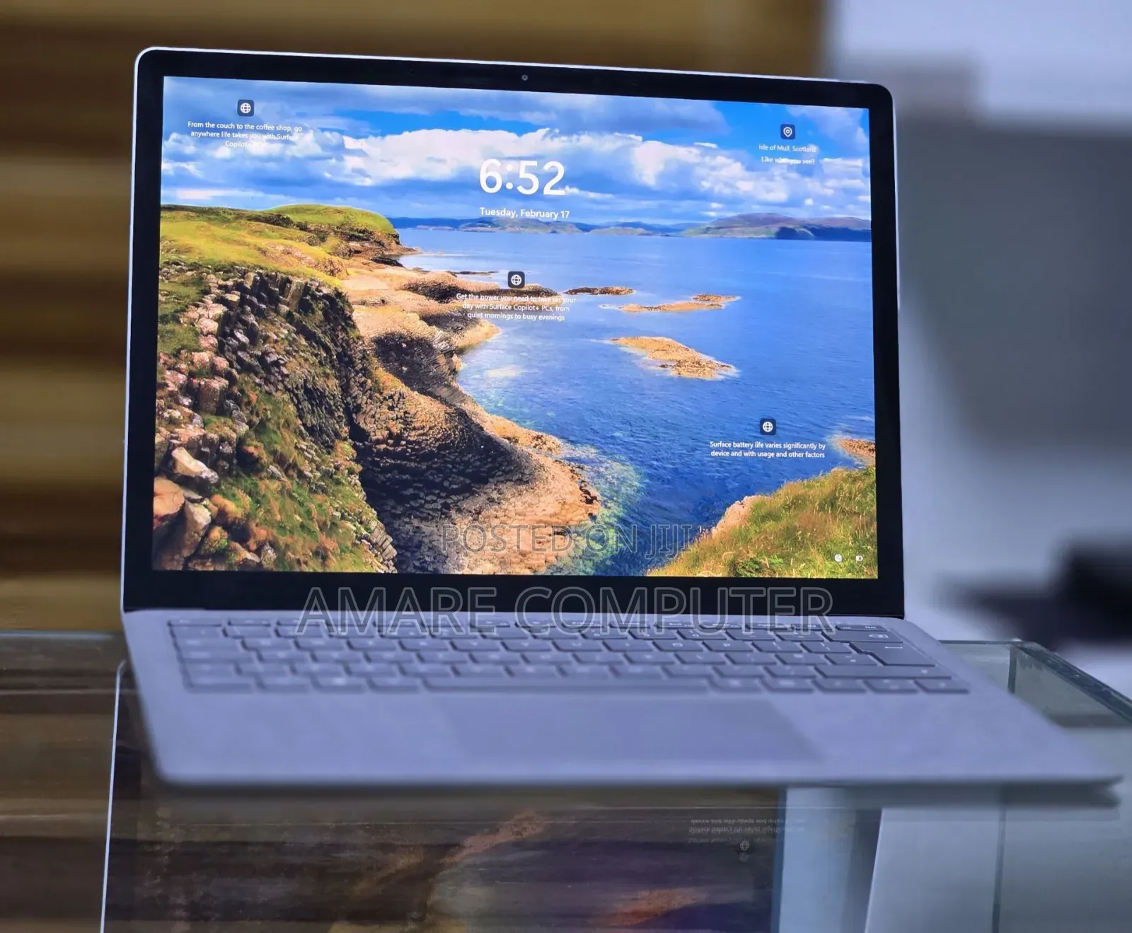 New Laptop Microsoft Surface 16GB Intel Core I7 SSD 256GB