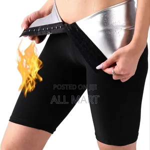 High Waist Sauna Sweat Shorts