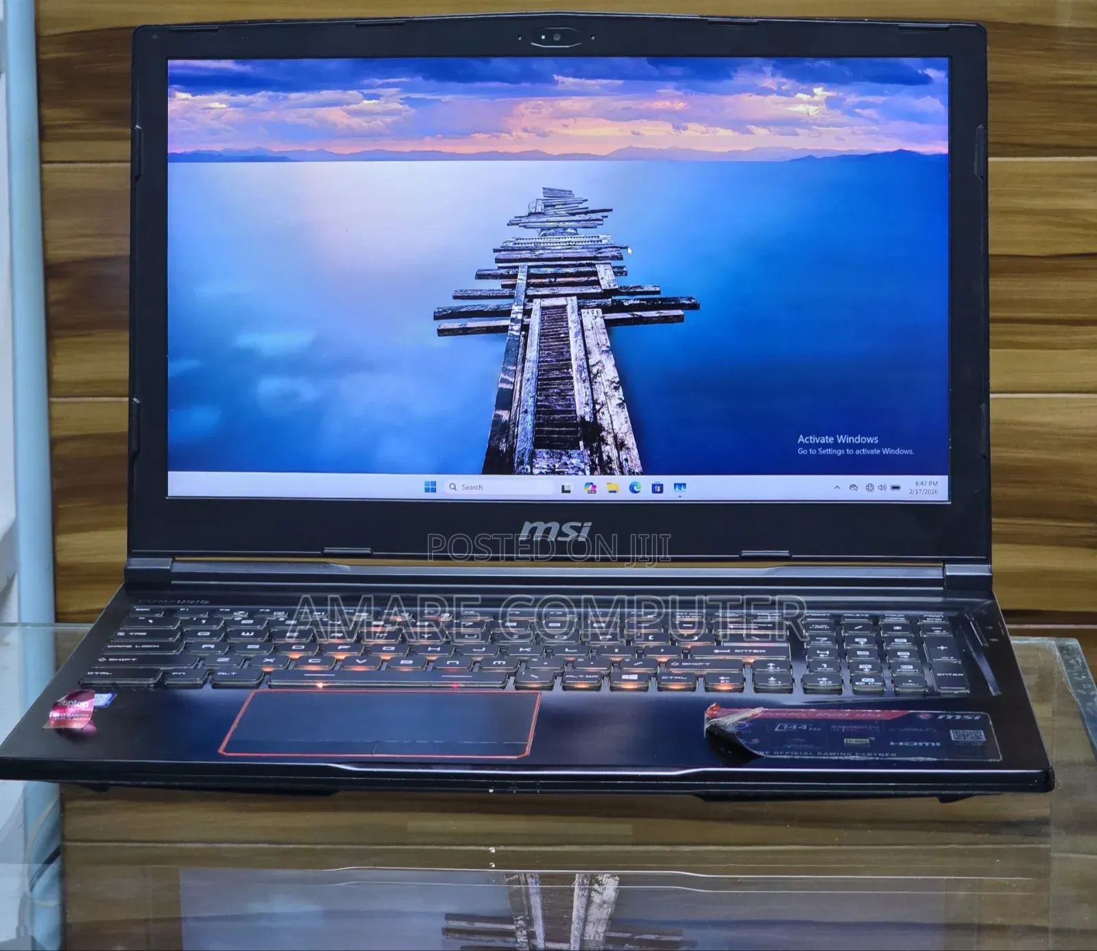 New Laptop MSI 16GB Intel Core I7 SSD 512GB