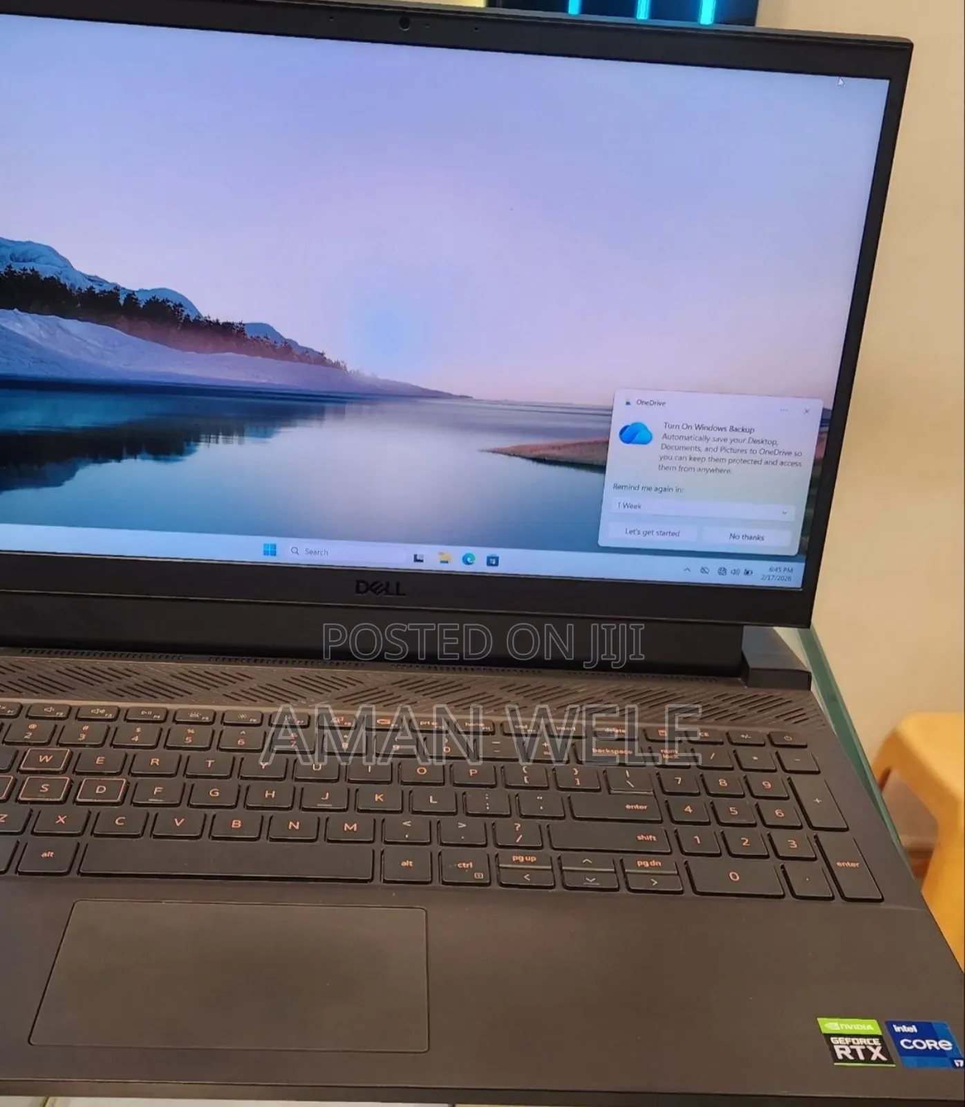 New Laptop Dell G15 5511 16GB Intel Core I7 SSD 512GB