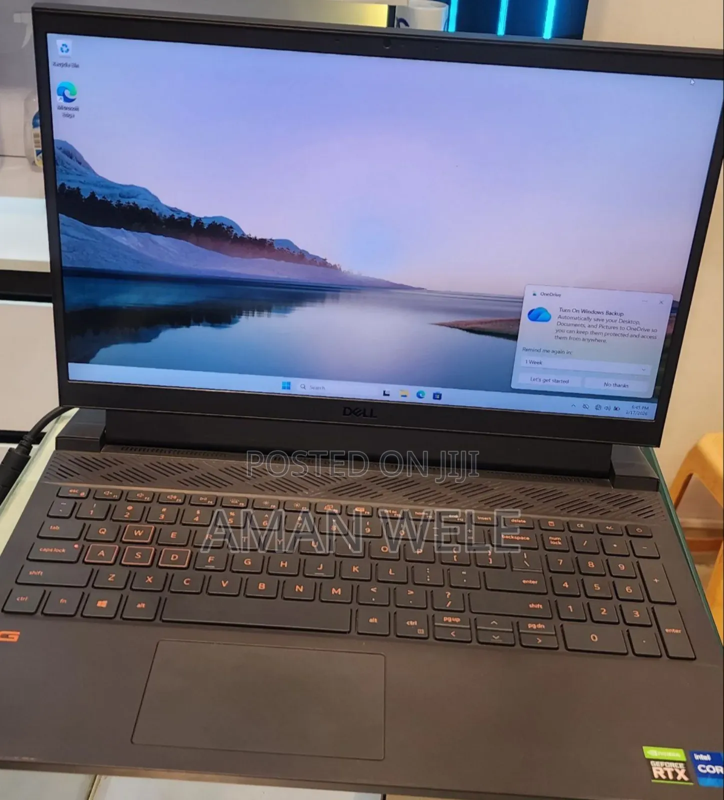 New Laptop Dell G15 5511 16GB Intel Core I7 SSD 512GB