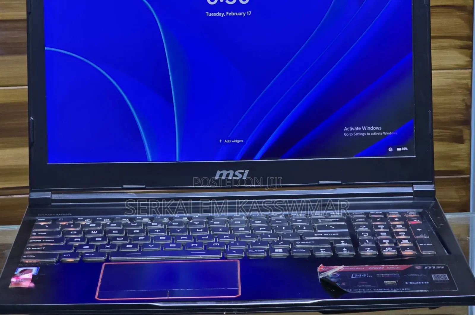 New Laptop MSI 16GB Intel Core I7 SSD 512GB
