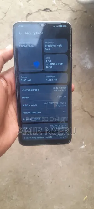 Honor X6a 128 GB Gray