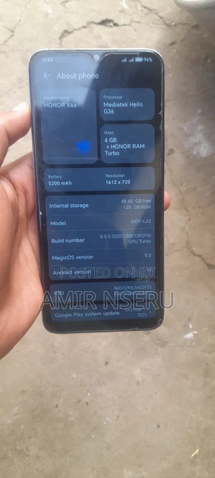 Honor X6a 128 GB Gray