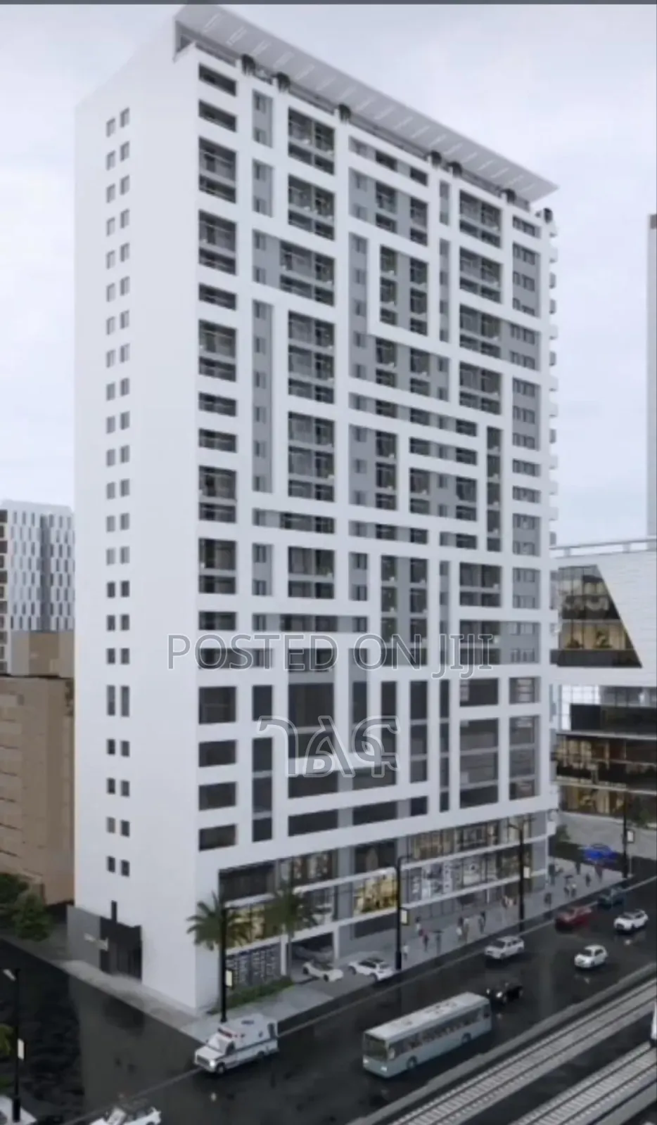 ካሳንችስ ኡራኤል አደባባይ ጋር 80% በላይ የተገነባ ቅንጡ አፓርትመንት በ25% ቅድመ ክፍያ