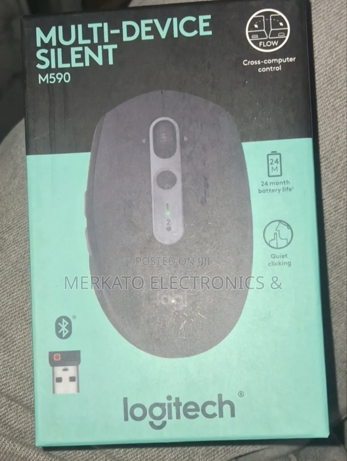 Logitech Multi Device Silent Mouse | M590 |ማዉዝ