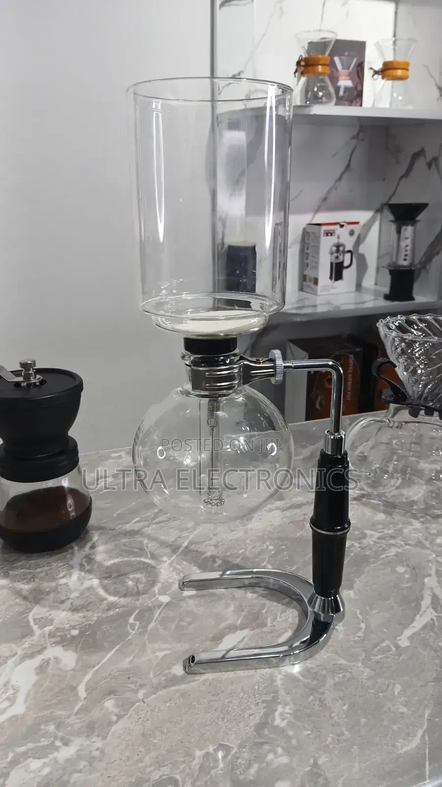 Siphon Coffee Maker, Also Frequently Called A Vacuum Coffee Brewer