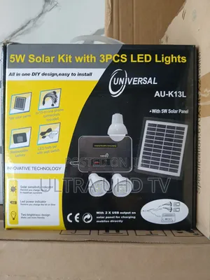 Solar Lighting Kit. It Is Designed as an All-in-One Diy System