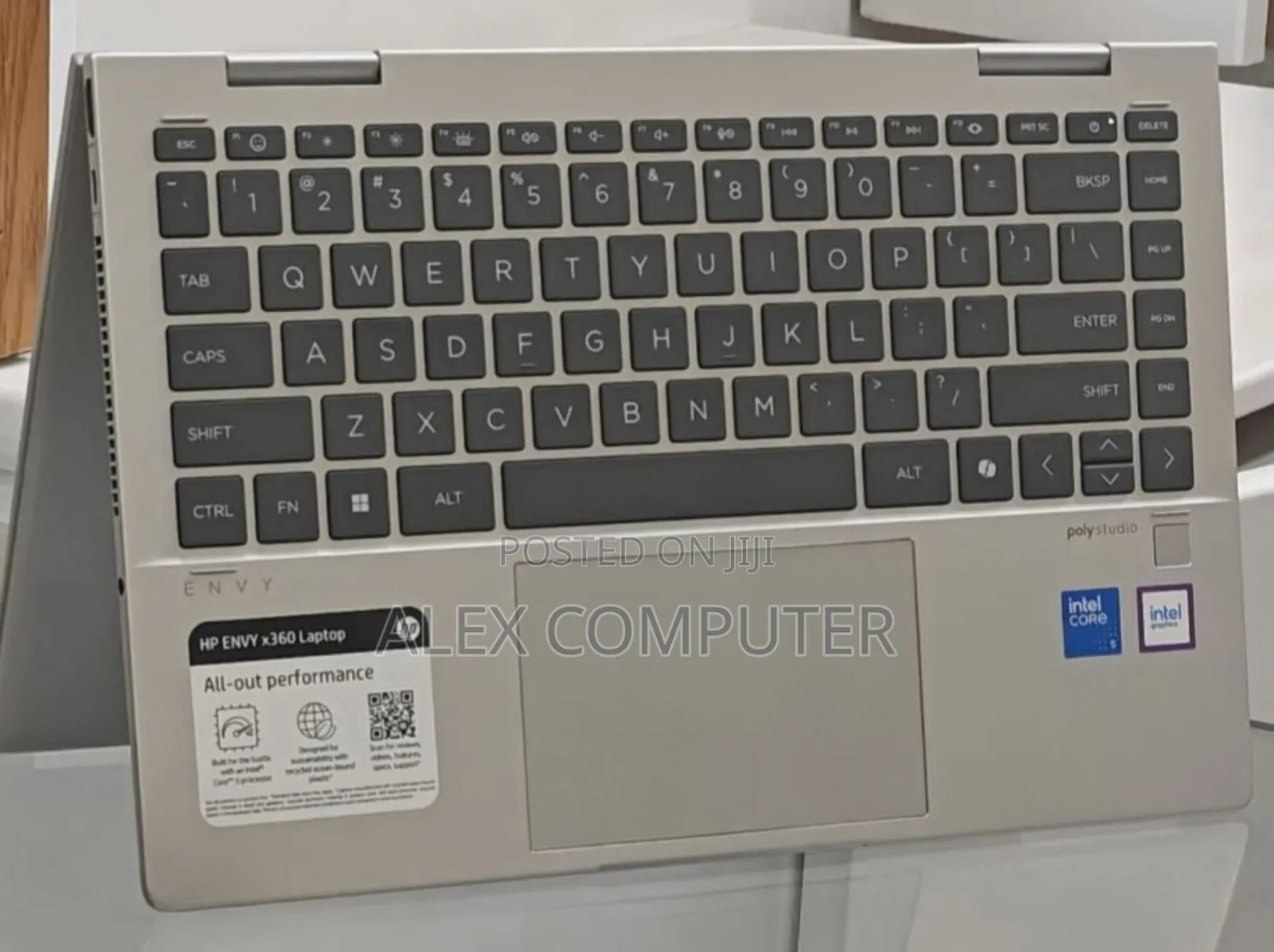 New Laptop HP Envy X360 8GB Intel Core 5 SSD 512GB