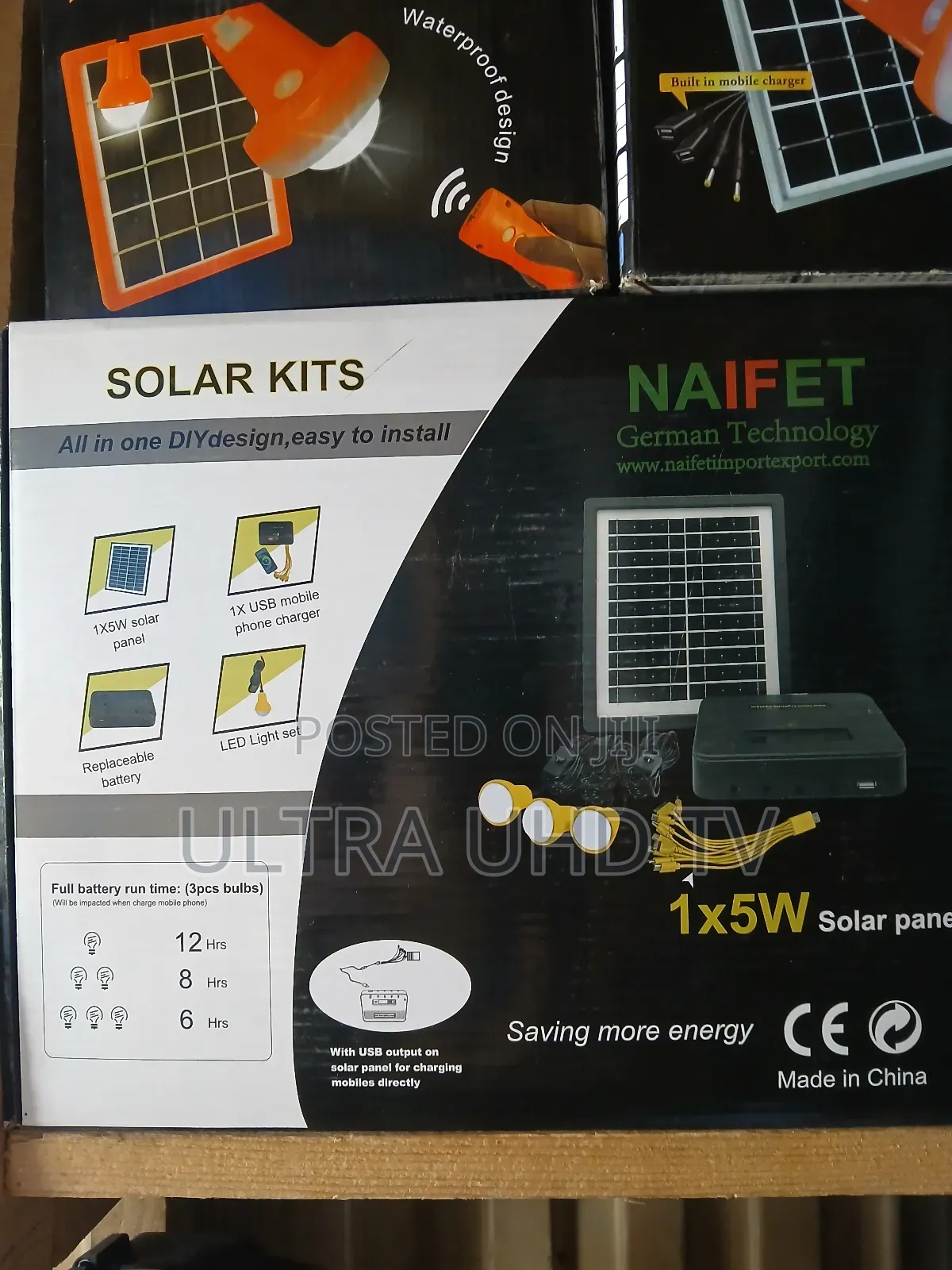 ሶላር Solar Kit, an "All-in-One" Diy Solar Lighting System Marketed