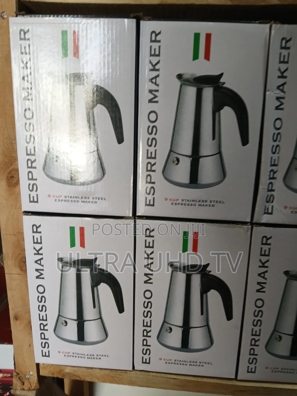 Espresso Makers 9-cup Stainless Steel Stovetop Commonly Known