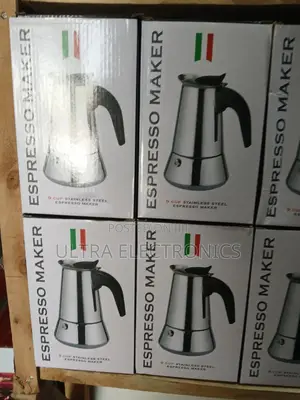 Espresso Makers 9-cup Stainless Steel Stovetop Commonly Known
