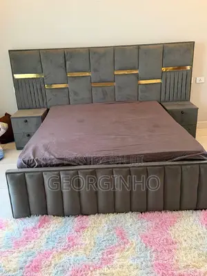 Brown Bed for Bedroom