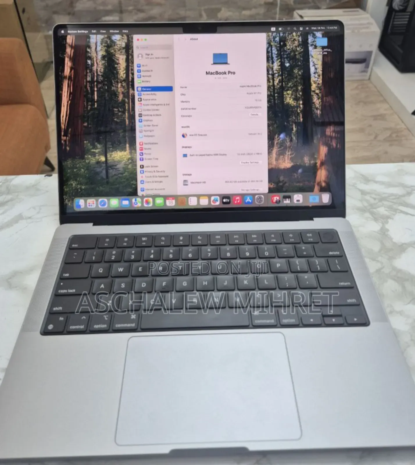 New Laptop Apple MacBook Pro M1 16GB Apple M1 Pro SSD 512GB