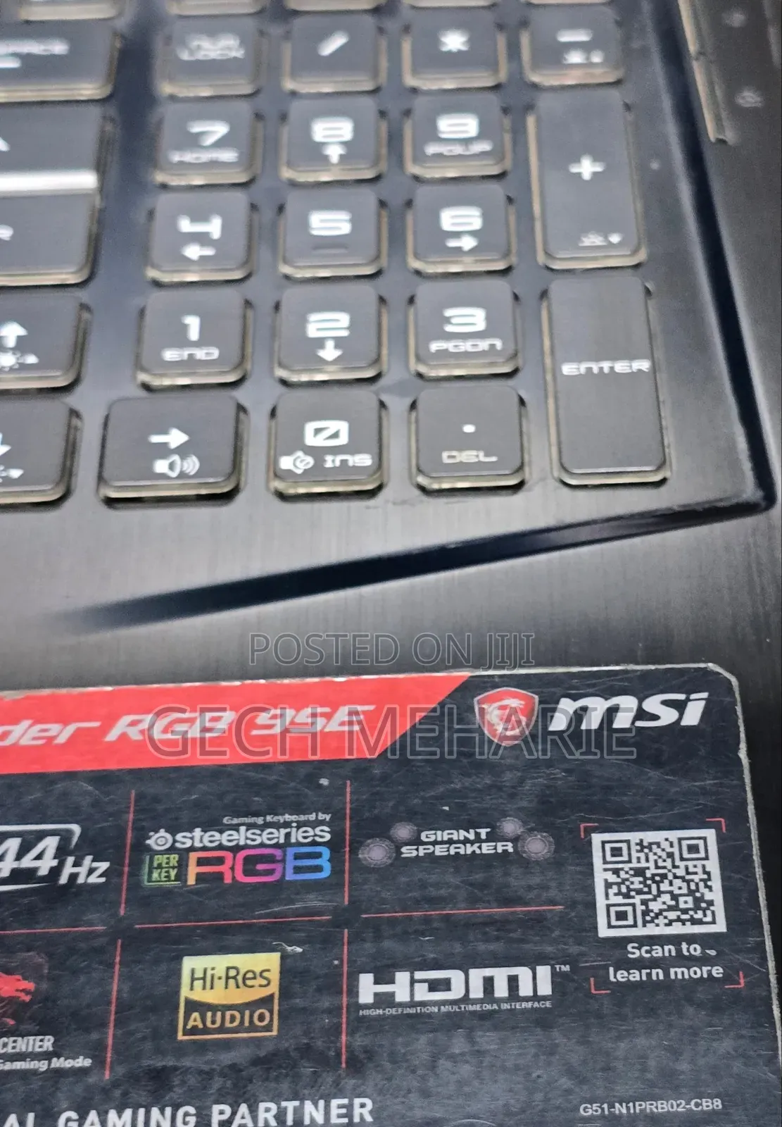 New Laptop MSI Pulse GL66 16GB Intel Core I7 SSD 512GB