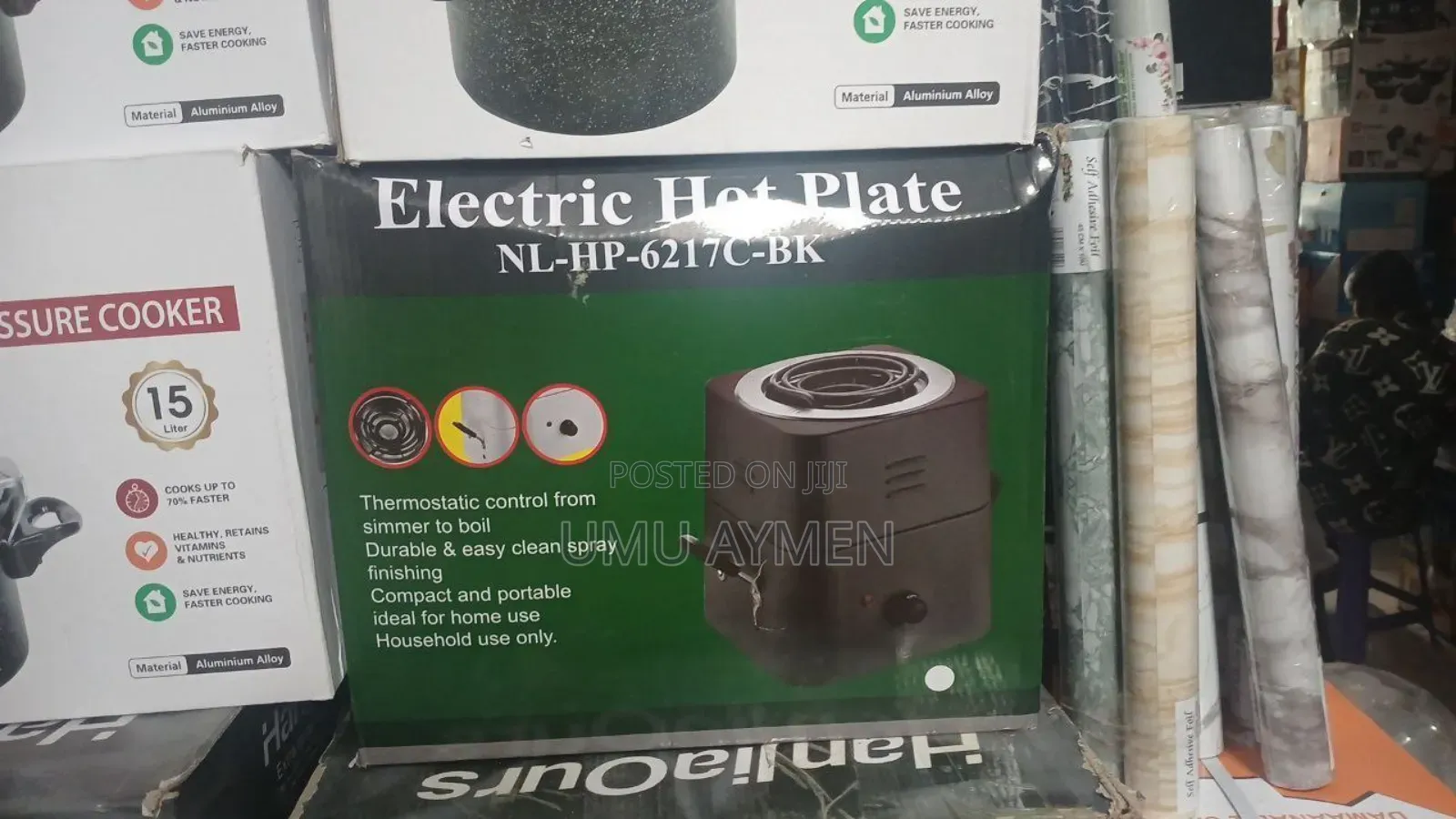 ለቡና ወዘተ የሚሆን ሀሪፍ የኤሌክትሪክ ምድጃ Thermostatic ነው