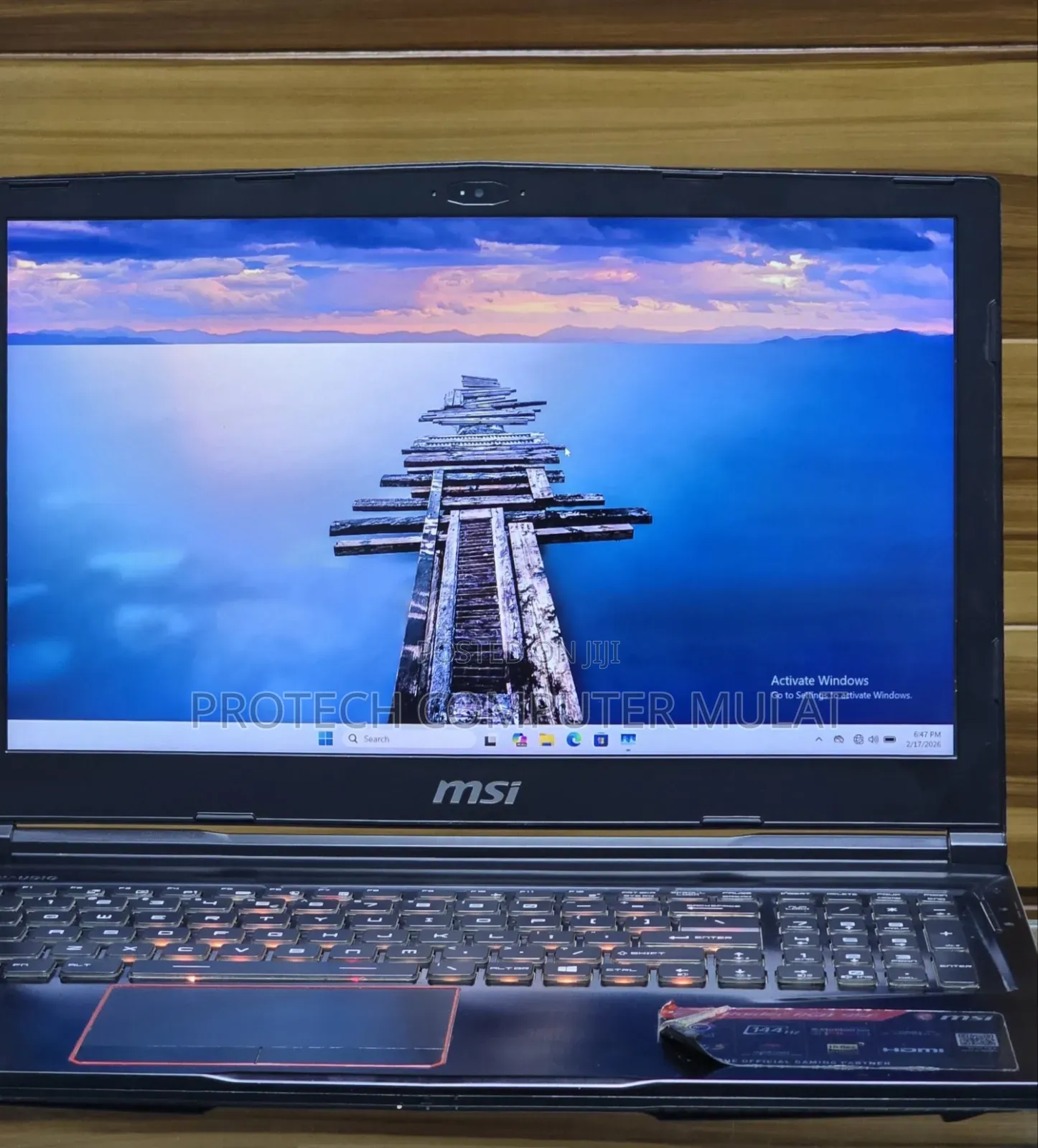 New Laptop MSI GF63 16GB Intel Core I7 SSD 512GB