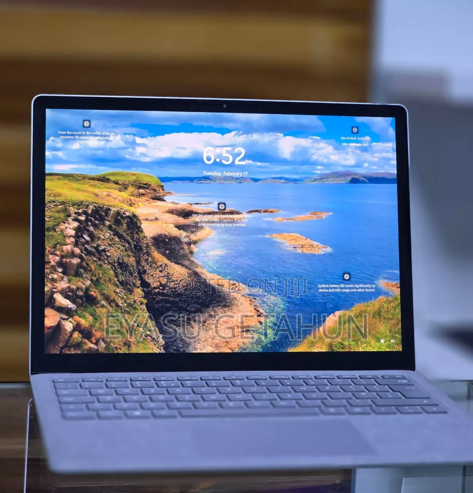 New Laptop Microsoft Surface 16GB Intel Core i7 SSD 256GB