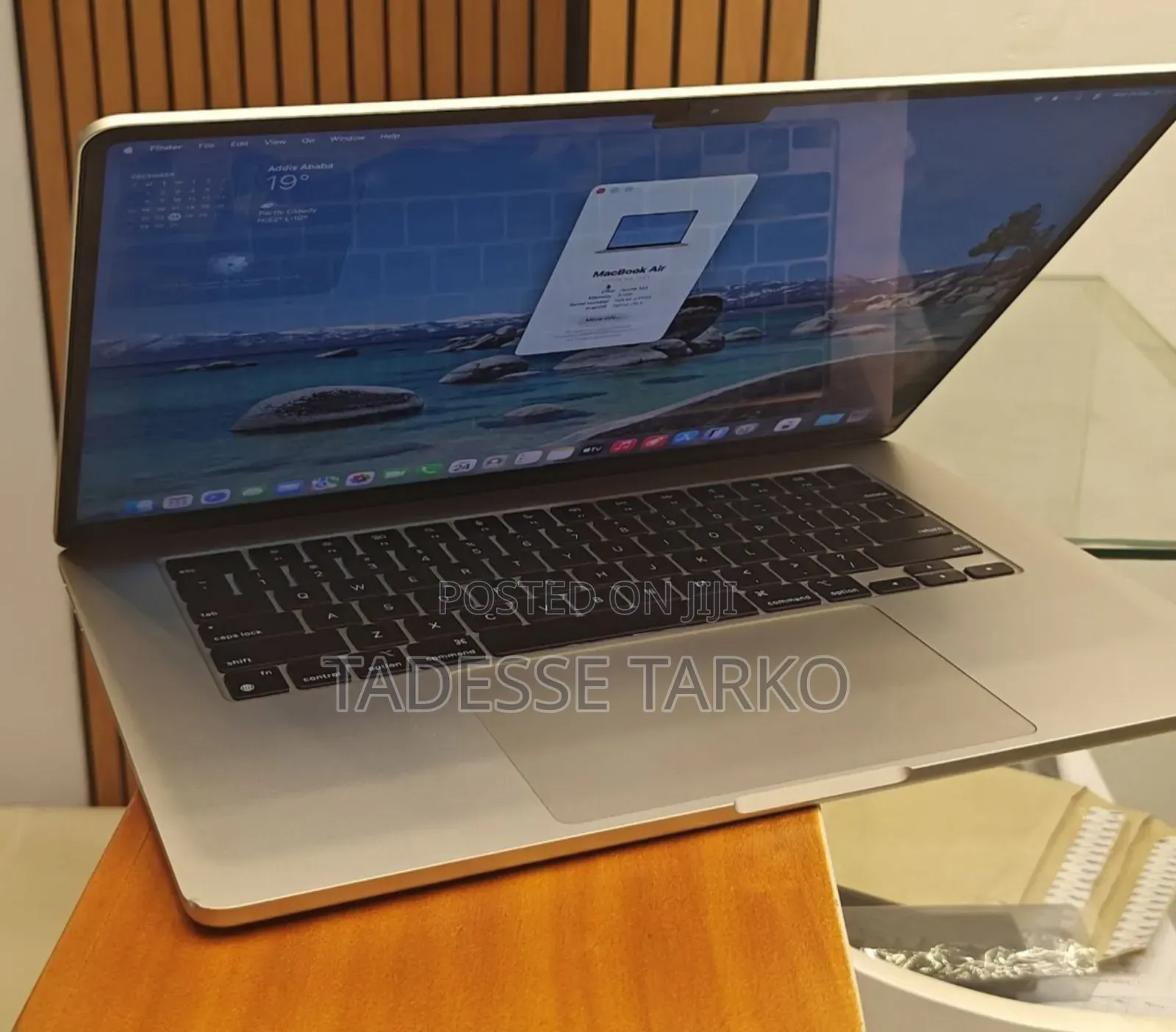 New Laptop Apple MacBook Air 2024 M3 15-Inch 8GB Apple M3 SSD 256GB