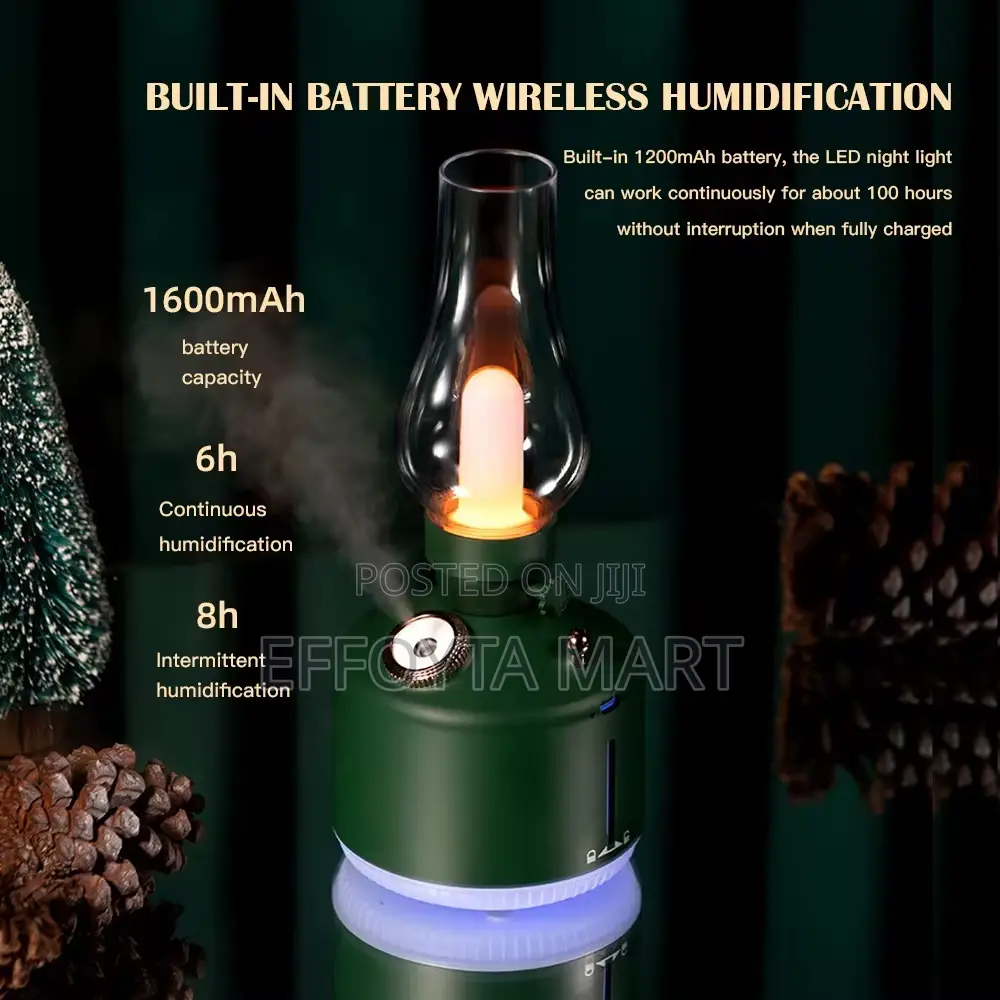 Rechargeable Vintage Lamp Humidifier