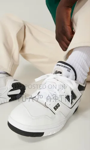 New Balance 550 Oreo 'Black/White' Unisex Shoes