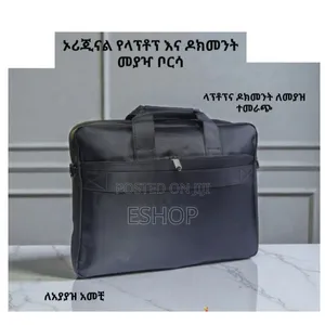 15.6" Business Laptop Briefcase – High-Density Fabric Smart Layout