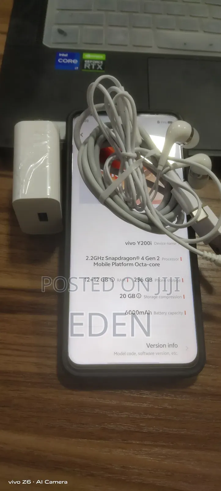 New Vivo Y200i 256 GB Blue