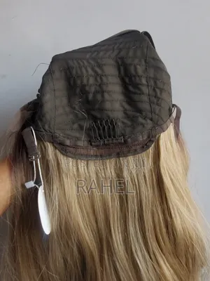 30-Inch Orange Wavy Synthetic Lace Front Wig