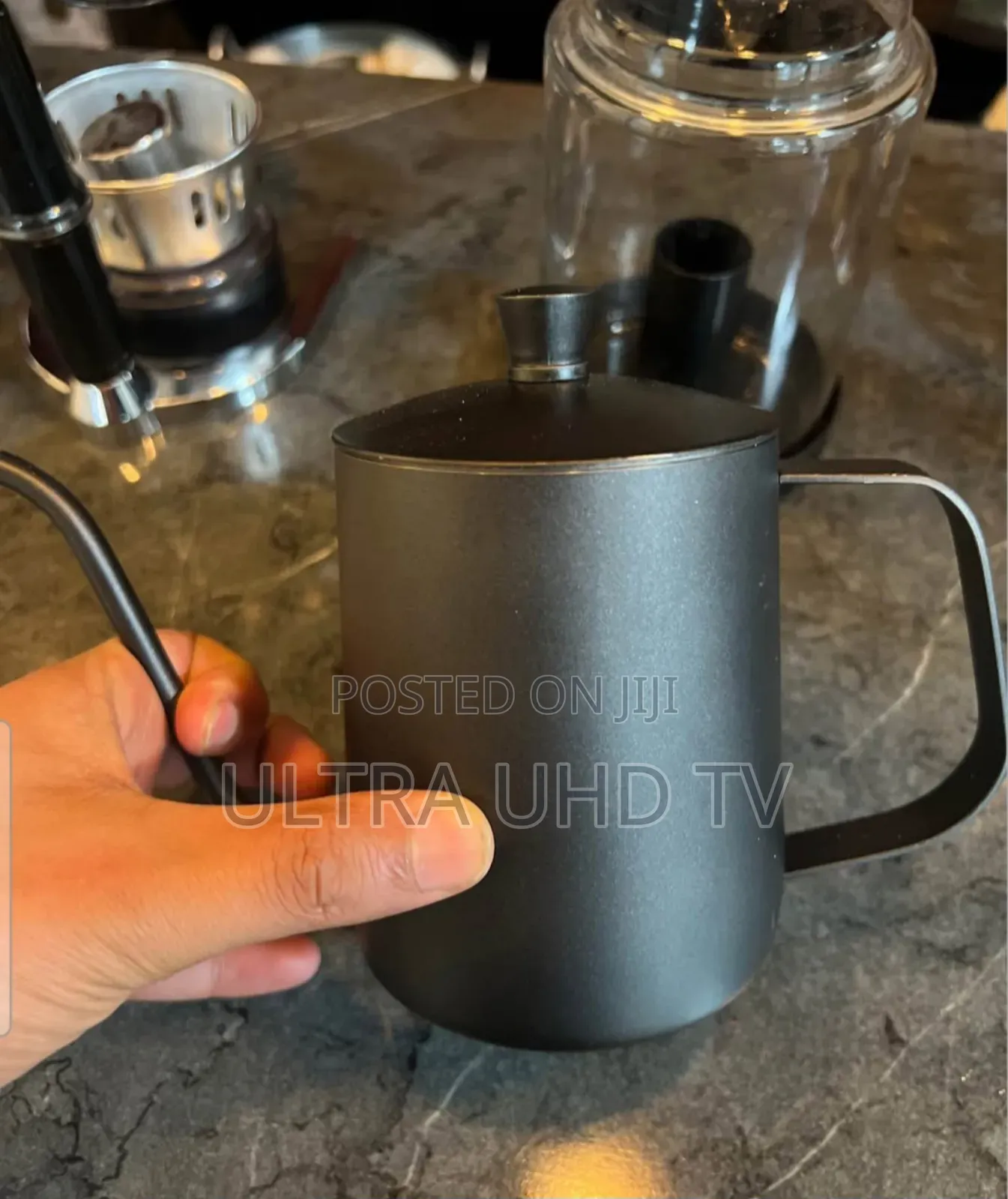 Coffee Kettle Black Pour Over ,Gooseneck Stainless Steel Tea Kettle