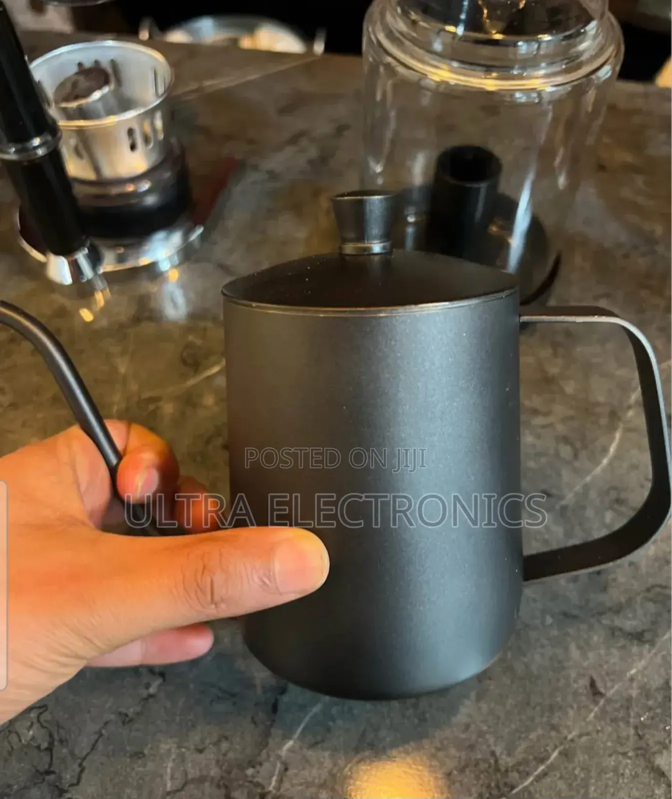 Coffee Kettle Black Pour Over ,Gooseneck Stainless Steel Tea Kettle