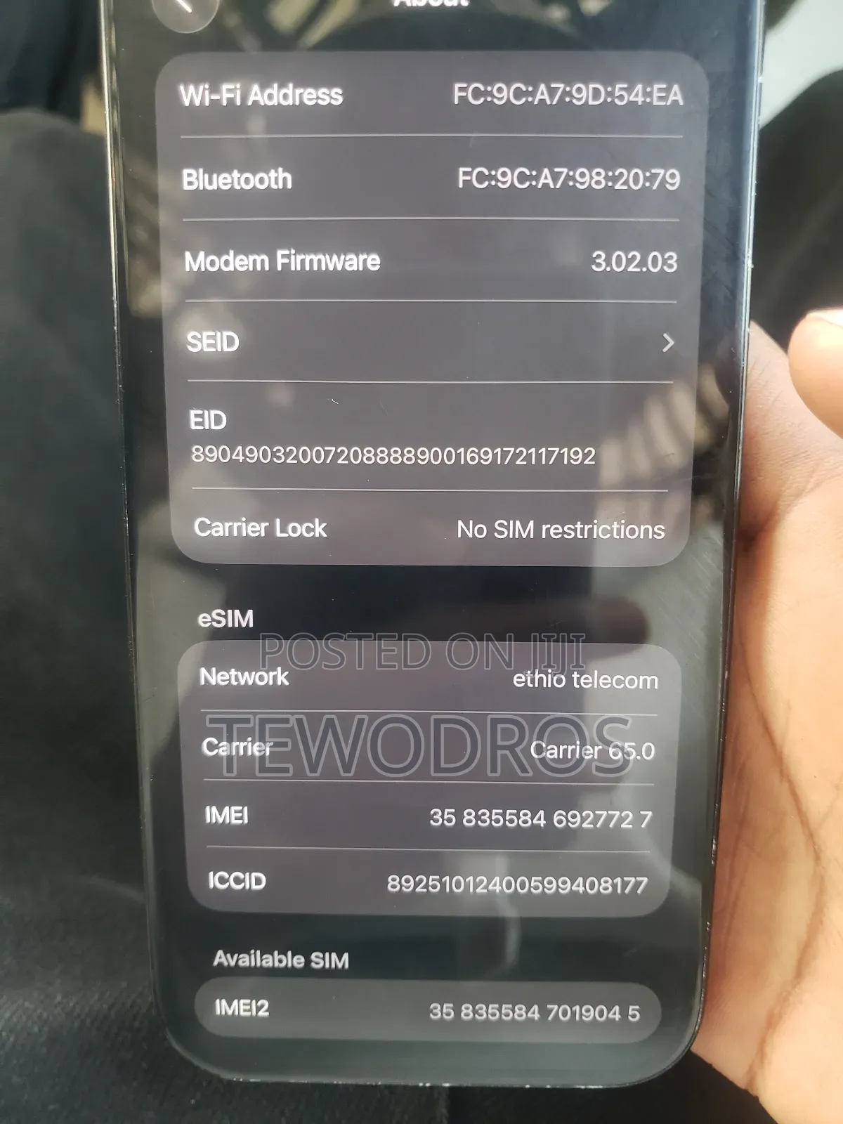 Apple iPhone 15 128 GB Black