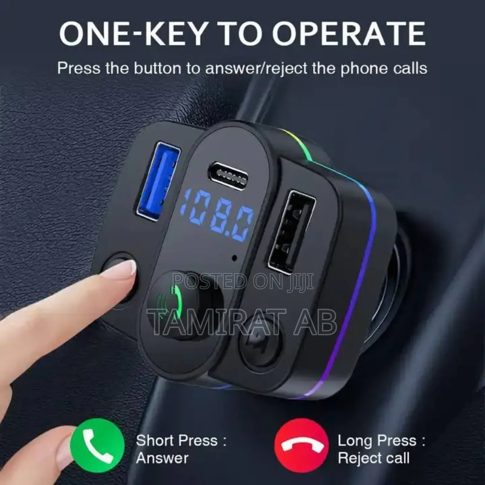 Multifunctional Wireless Car Mp3 Fm Player