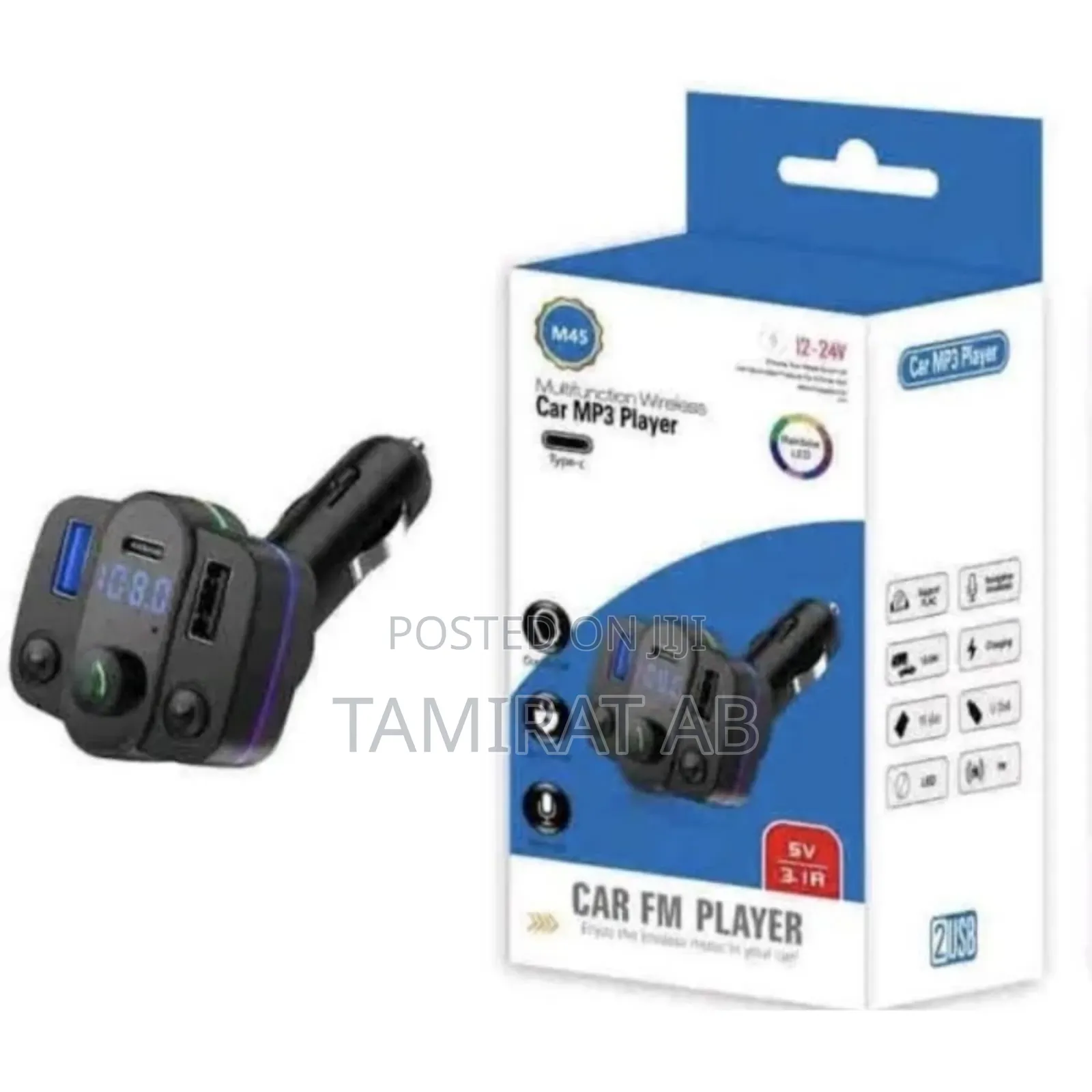 Multifunctional Wireless Car Mp3 Fm Player