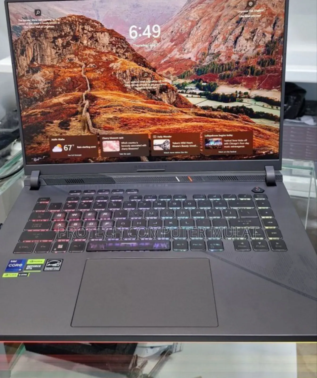 New Laptop Asus ROG Strix G16 G614 16GB Intel Core I9 SSD 1T