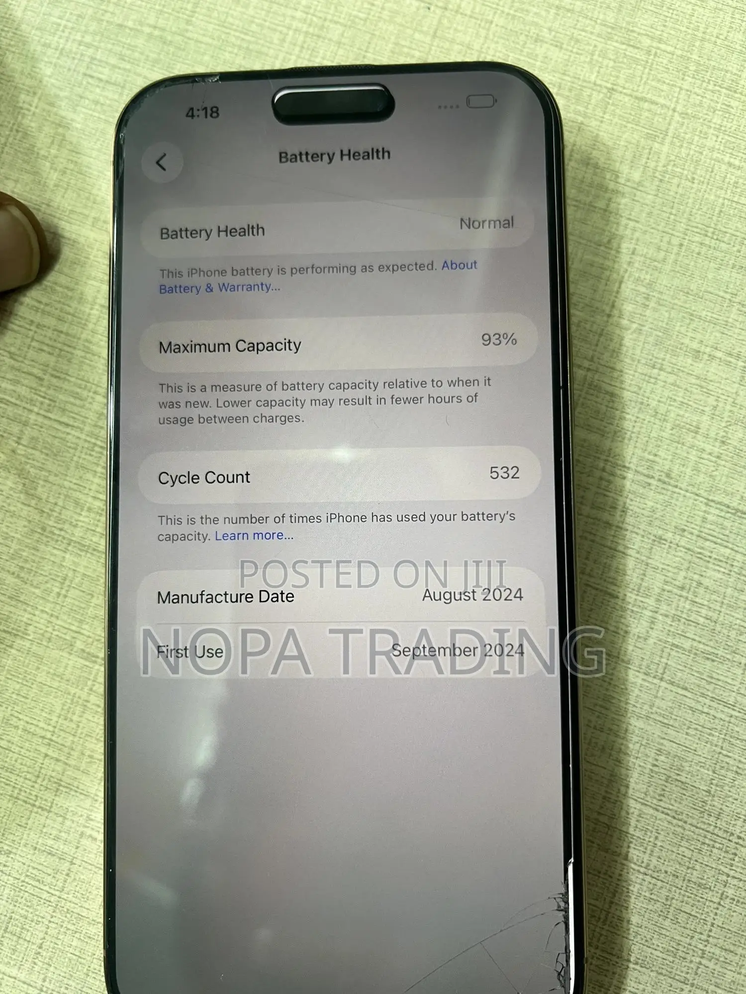 Apple iPhone 16 Pro Max 256 GB Gold