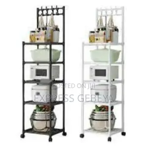 5 Layer Storage Rack With Hook የእቃ መደርደሪያ