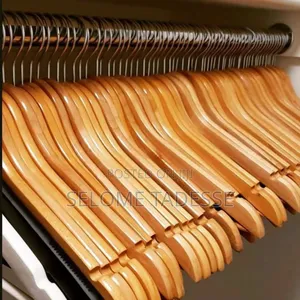 Wooden Hangers Natural Suit Garments Clothes Strong Wood Hangers