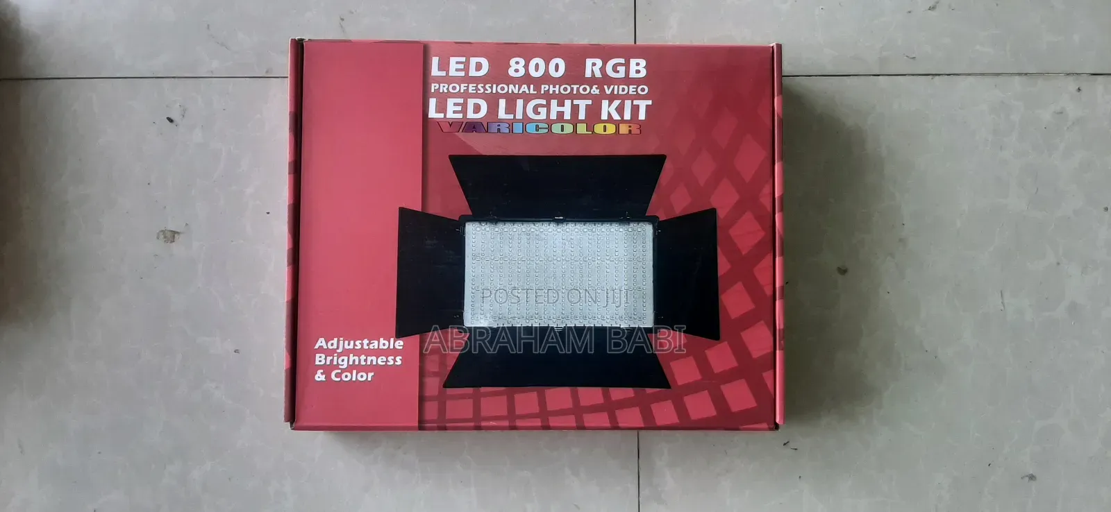 Pro Led 800 RGB Professional Photo and Video Led Light Kit