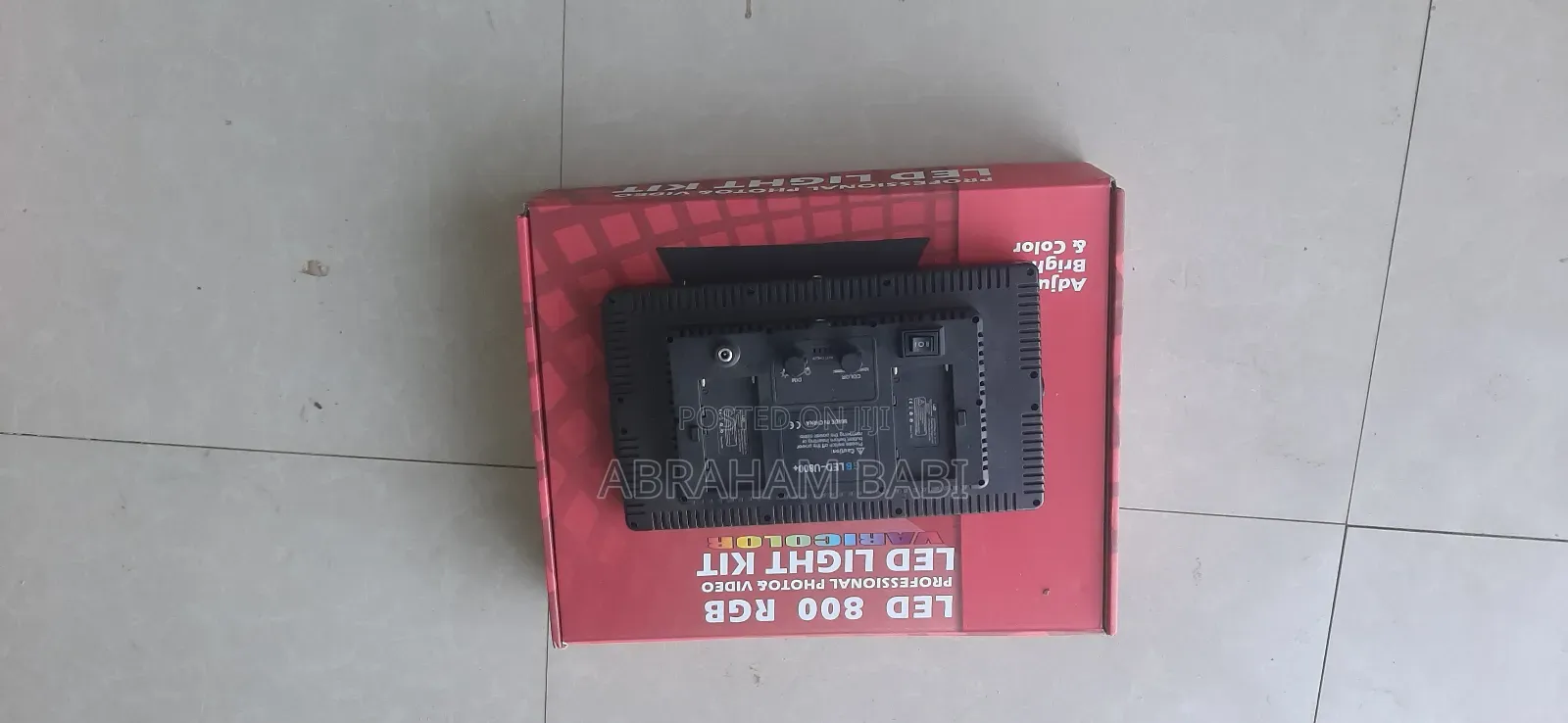 Pro Led 800 RGB Professional Photo and Video Led Light Kit