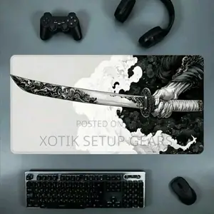 60 X 30 X 0.2cm Japanese Katana Themed Mouse Pad - Desk Mat