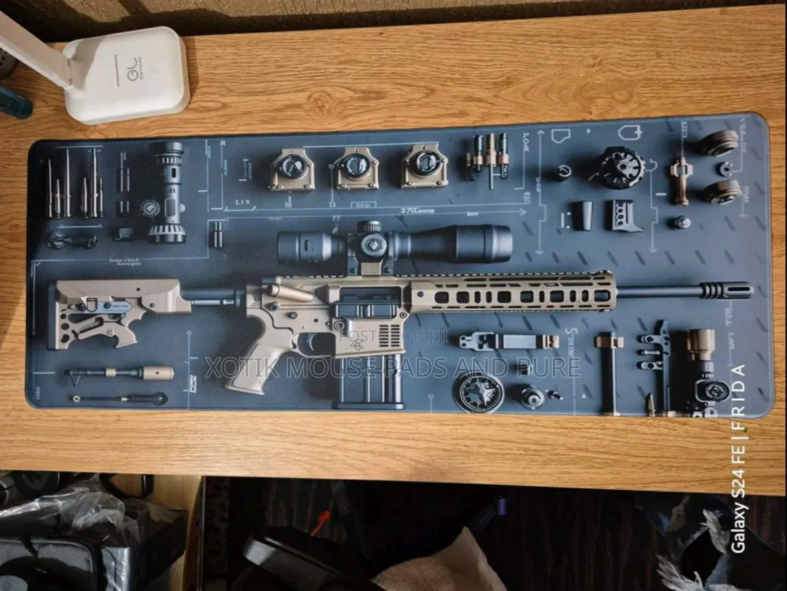 80x30x0.2cm Sig MCX Spear Rifle Themed Mouse Pad - Desk Mat