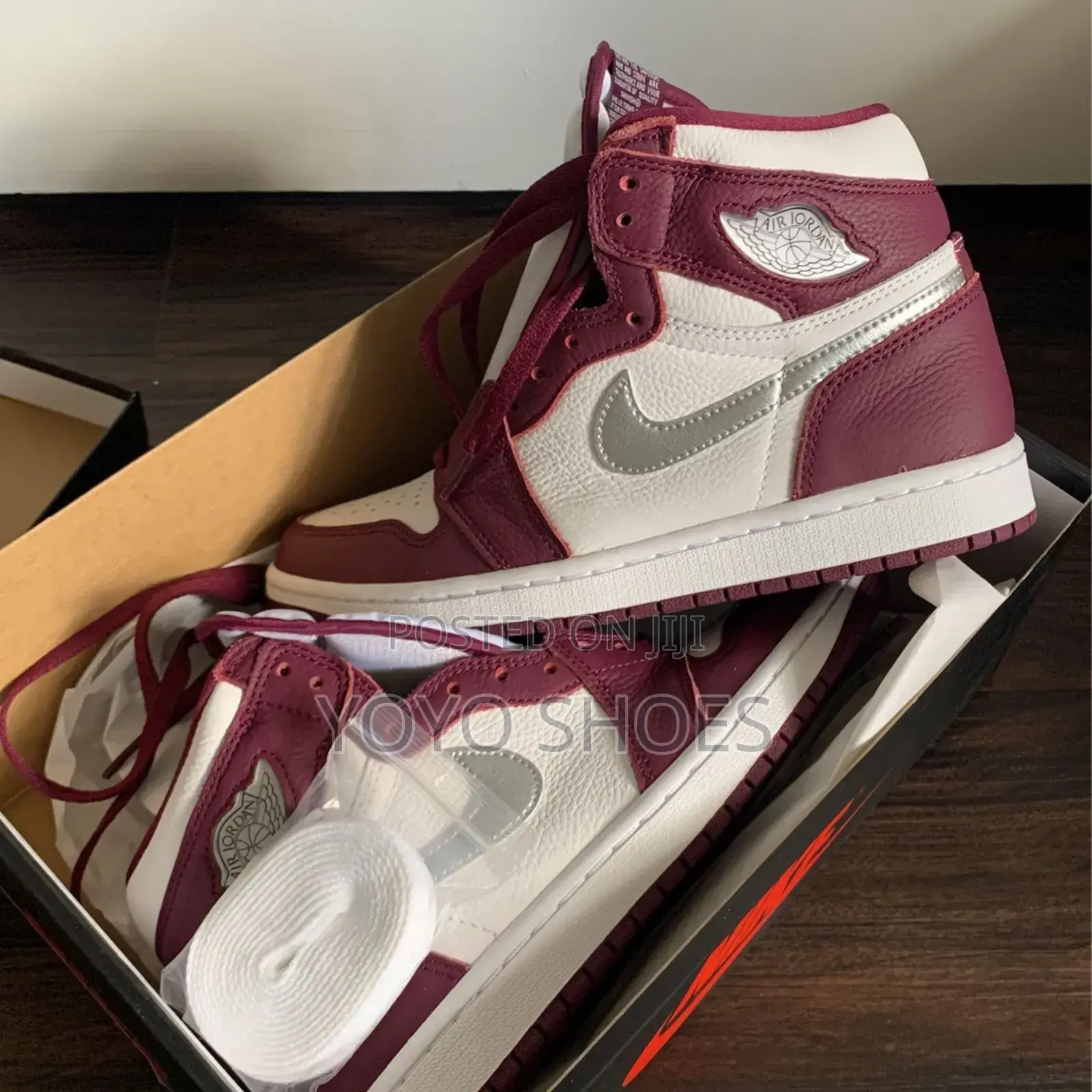 Nike Air Jordan 1 Retro High Og Bordeaux Fashion Shoes